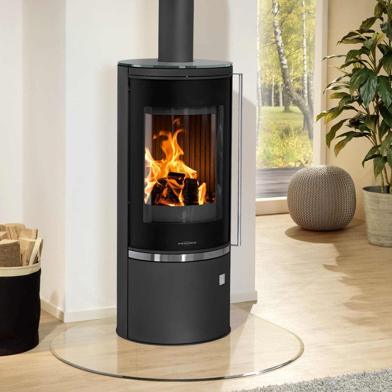 Kaminofen Oranier Arena Stahl Schwarz mit Glas-Abdeckplatte im Kamin-Shop von kamdi24 Kaminofen Oranier Arena Stahl Schwarz mit Glas-Abdeckplatte im Kamin-Shop von kamdi24