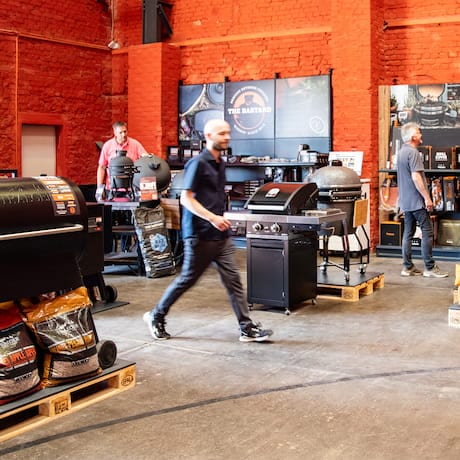 Verkaufsausstellung Grills in Dresden Reick