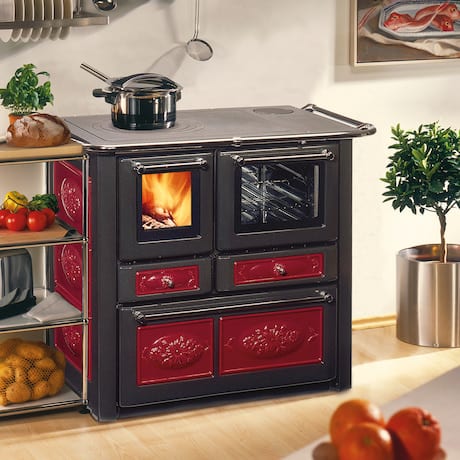 Westminter-Küchenherd K 85 F Bordeaux im Kamin-Shop von kamdi24