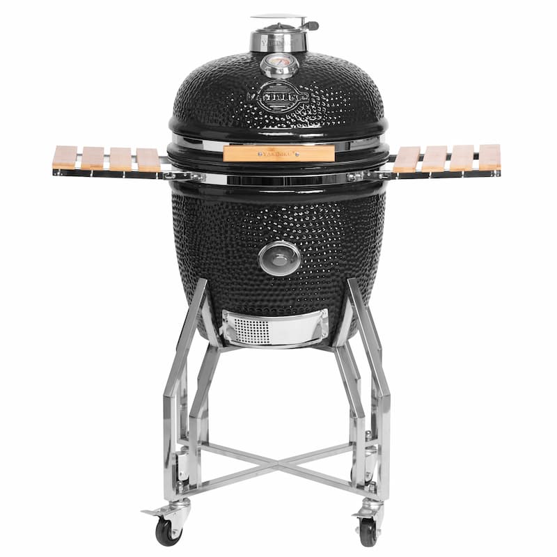Yakiniku Kamado Large 19 Zoll mit Gestell und Seitentischen bei kamdi24