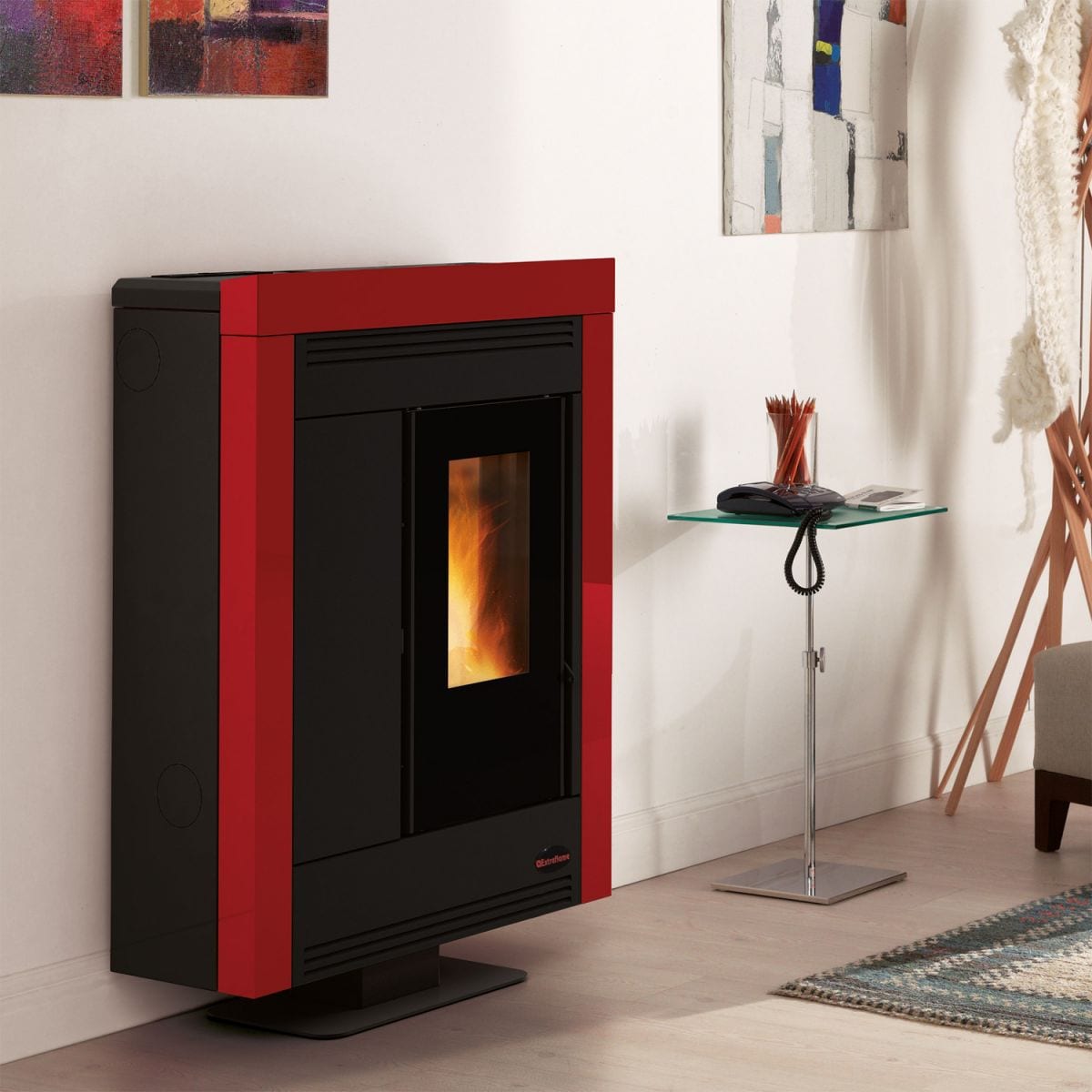 Pelletofen Souvenir Steel von Extraflame im Kamin-Shop von kamdi24 Pelletofen Souvenir Steel von Extraflame im Kamin-Shop von kamdi24