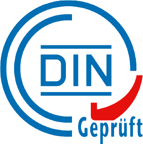 4 Logo DIN geprüft