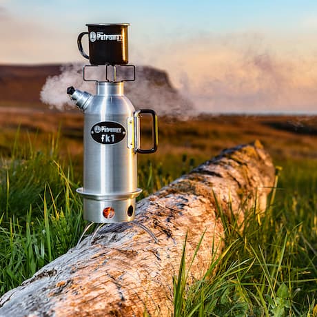 Petromax-Feuerkanne fk1 mit Kochaufsatz