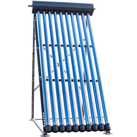 Flachdachständer mit Röhrenkollektoren von Westech Solar Flachdachständer mit Röhrenkollektoren von Westech Solar
