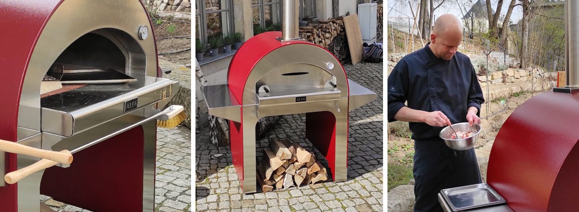 Alfa Forni 4 Pizze Pizzaofen im Video