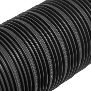 Raik Color Flex Aluflexrohr schwarz Ø 100 mm Länge 1,5 m, für Außenluft-Anschluss