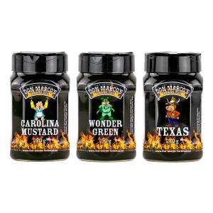 Don Marco´s Rub-Set: Carolina Mustard, Wonder Green & Texas Style