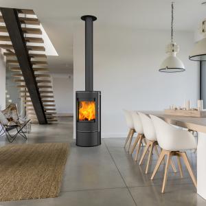 Fireplace Rondale Kaminofen Stahl Schwarz
