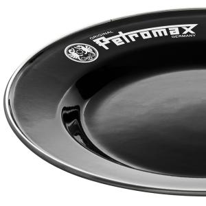 Petromax Emaille-Teller Schwarz 2er-Set Ø 22 cm