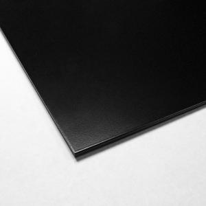 Raik Bodenplatte B3 Halbrund schwarz pulverbeschichtet 1200 x 1000 mm