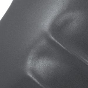 Raik Rauchrohrbogen / Ofenrohrbogen Emaille 150mm - 45° Bogen gerippt Grau