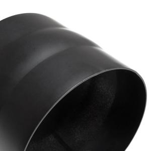 Ofenrohr Kaminrohr aus Stahlblech Adapter für Rauchrohr Senotherm schwarz 
