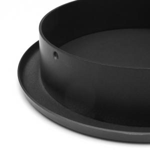 Raik Rauchrohr / Ofenrohr 180mm - Blindkappe schwarz