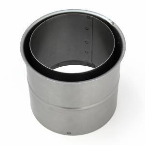 Raik Rauchrohr / Ofenrohr 200mm - Rauchrohrset schwarz