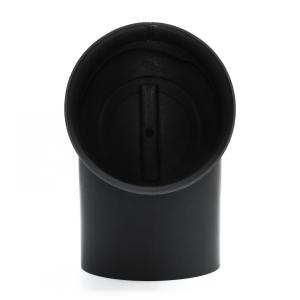 Raik Rauchrohrbogen / Ofenrohr 150mm - 90° zweiteilig mit Reinigungsöffnung schwarz