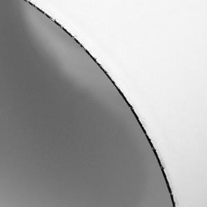 Raik Rauchrohrbogen / Ofenrohrbogen Emaille 120mm - 45° Bogen glatt Weiß mit Reinigungsöffnung