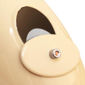 Raik Rauchrohrbogen / Ofenrohrbogen Emaille 130mm - 90° Bogen glatt Elfenbein mit Reinigungsöffnung