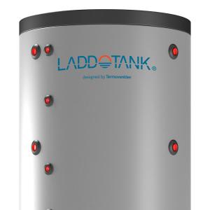 Termoventiler Laddotank Combi 2 800 (805 Liter) Pufferspeicher mit Brauchwasser und 1 Solarwärmetauscher