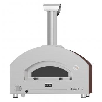 Alfa Forni Stone Oven Gas-Pizzaofen Kupfer ohne Unterbau