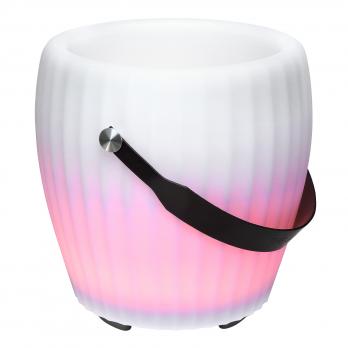 JOOULS The JOOULY Bowl Getränkekühler mit Bluetooth-Lautsprecher und LED-Beleuchtung - Rippenstruktur