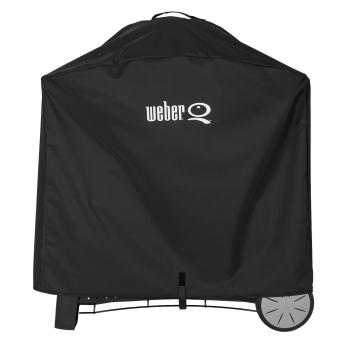 Weber Premium-Abdeckhaube für Q-Grills mit Rollwagen 3000