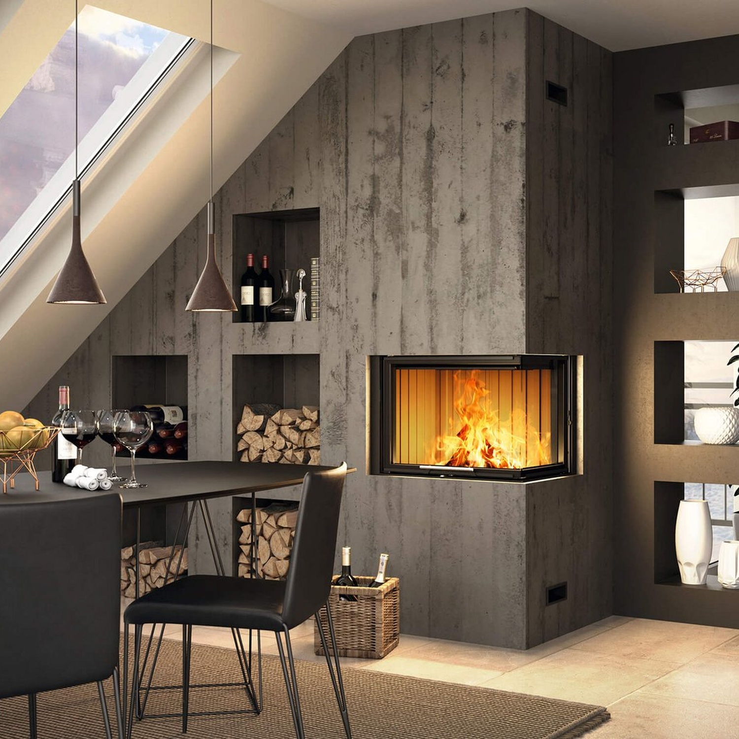 Spartherm Varia 2Rh Kamineinsatz 1544 180 mm