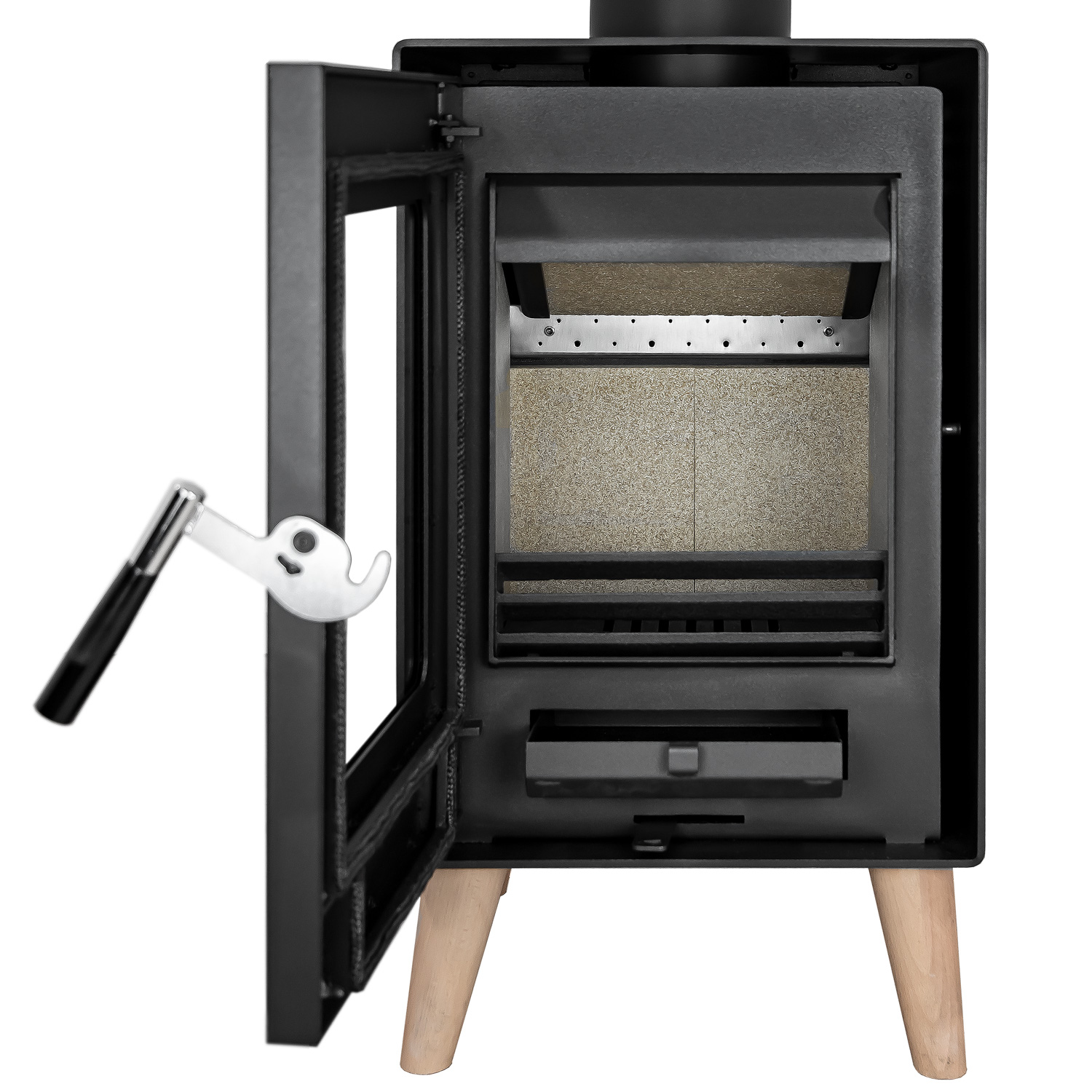 Precise Alvar Kaminofen Stahl Schwarz Precise Alvar Kaminofen Stahl Schwarz