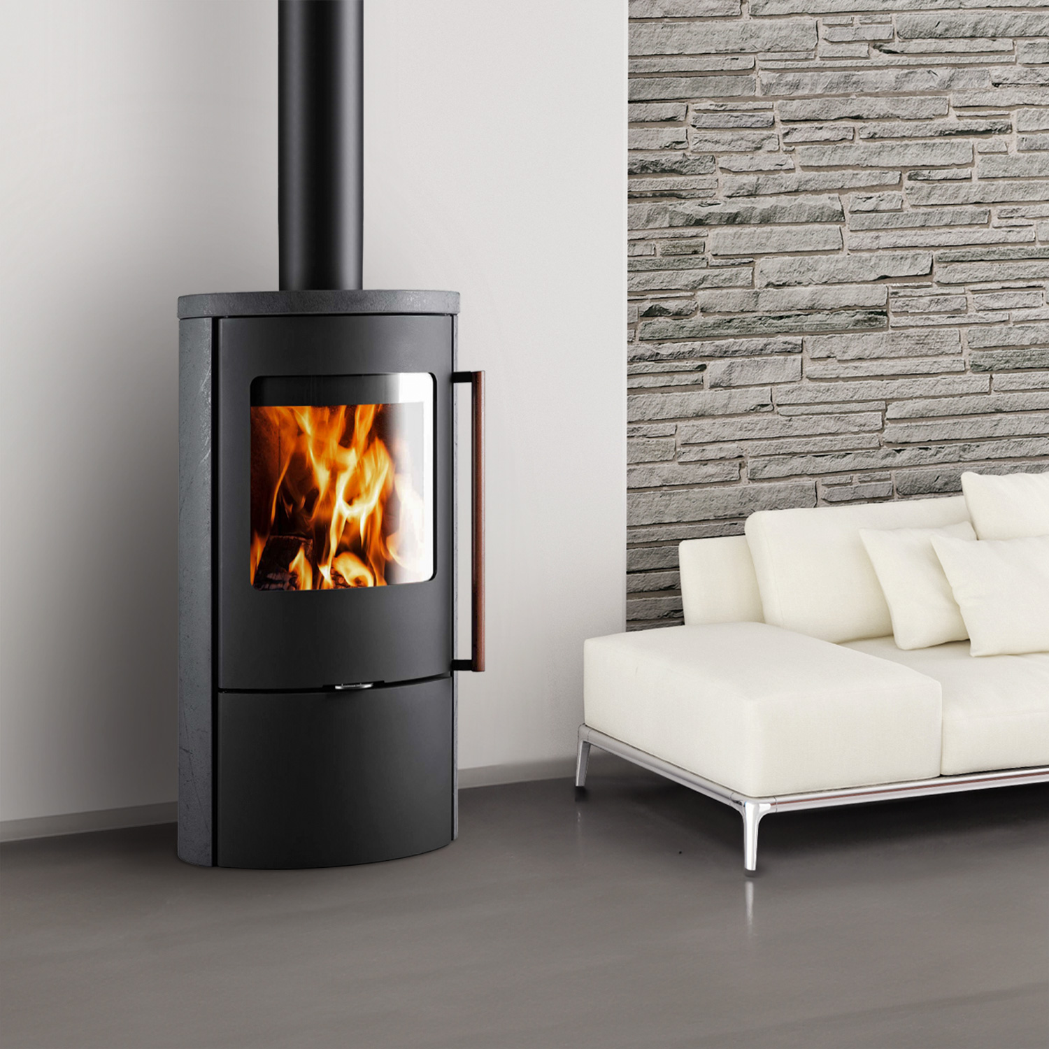 Novaline Carino SK Black Forest Kaminofen