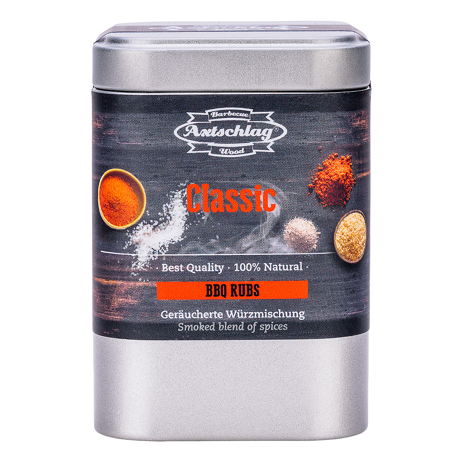 Axtschlag Smoked BBQ Rub Classic 140 g Dose Axtschlag Smoked BBQ Rub Classic 140 g Dose