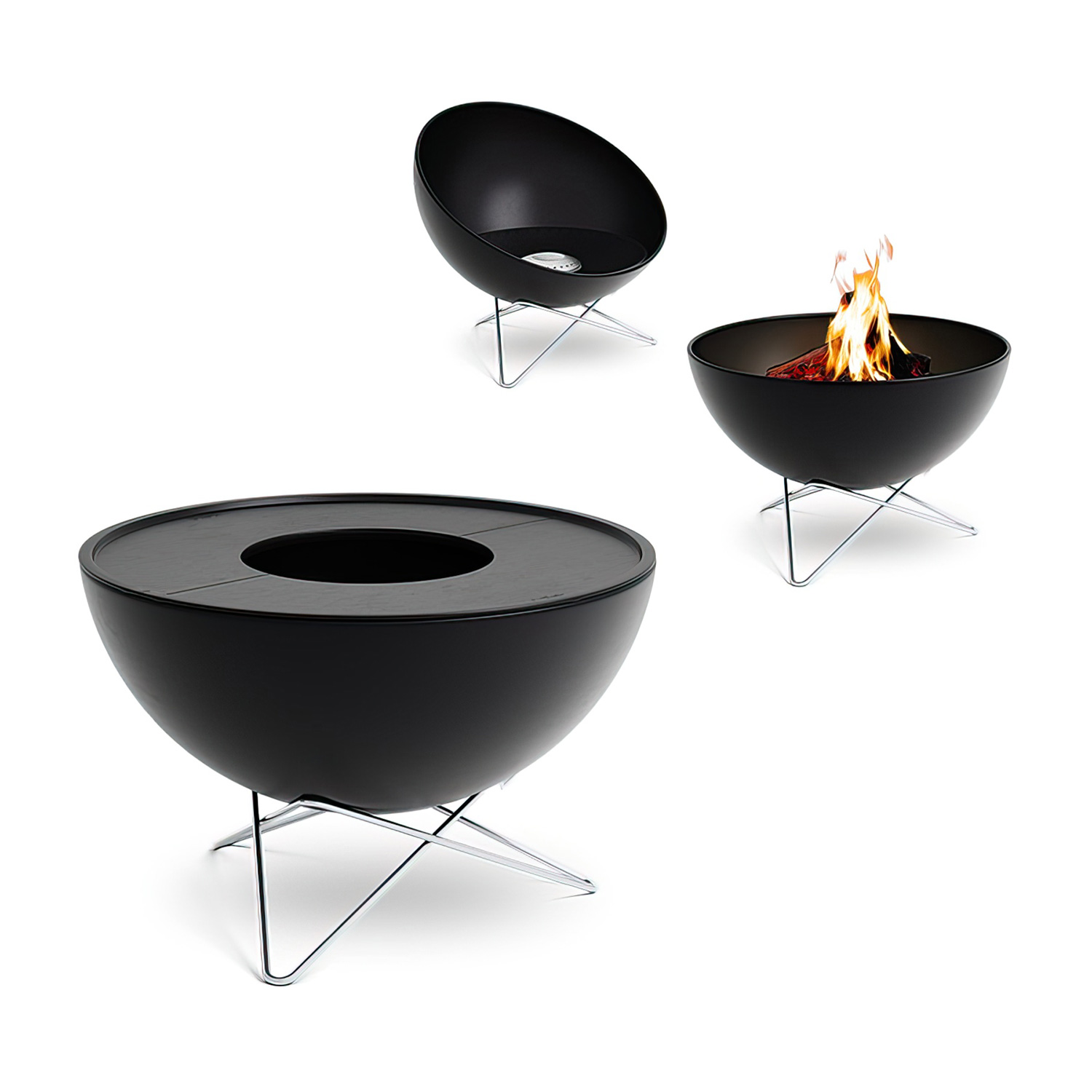 höfats BOWL 57 Plancha-Grillset Tief