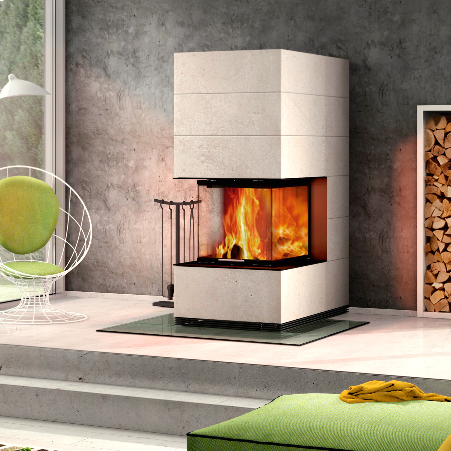 Spartherm Kaminbausatz SIM 1/3/Arte U-70h-4S Natur Spartherm Kaminbausatz SIM 1/3/Arte U-70h-4S Natur