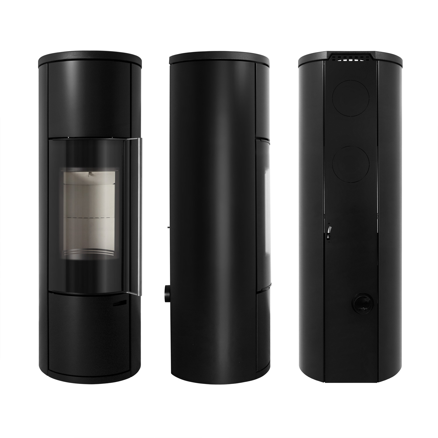 Schmitzker Fisterra Cristal Heat Kaminofen Stahl Schwarz, Frontglas Schmitzker Fisterra Cristal Heat Kaminofen Stahl Schwarz, Frontglas