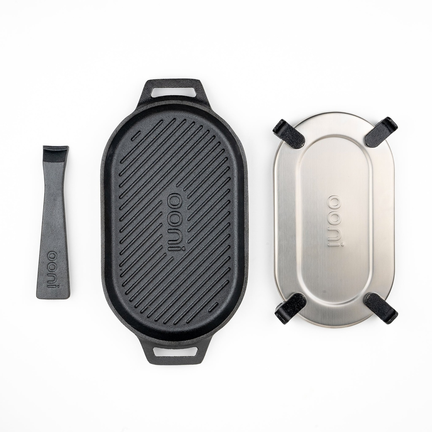 Ooni Grillpfanne aus Gusseisen oval