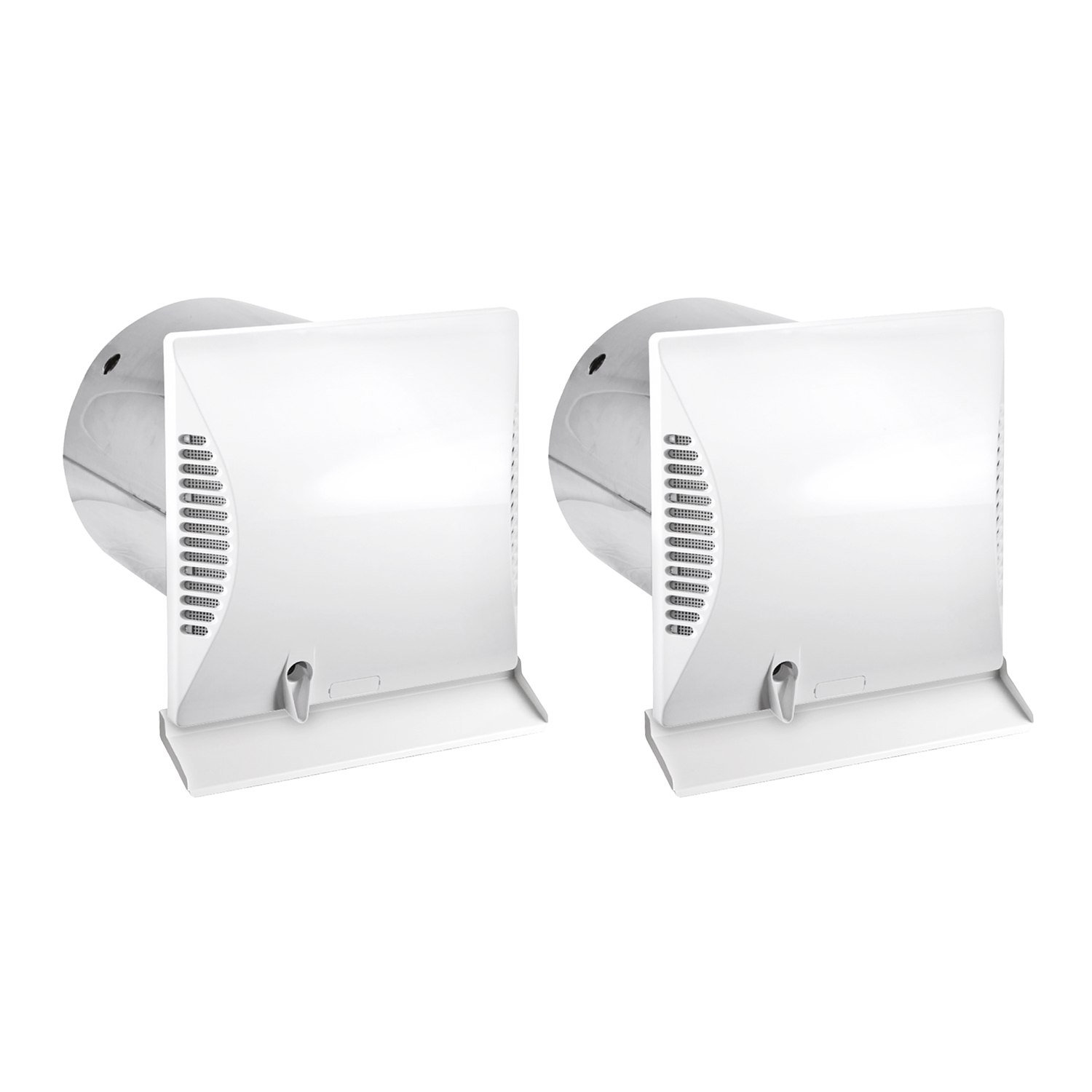Dimplex DL 50 WE2 Wohnraumlüftungsgerät + DL 50 R Wandhülse rund + Luftqualitätssensor - 2er Set