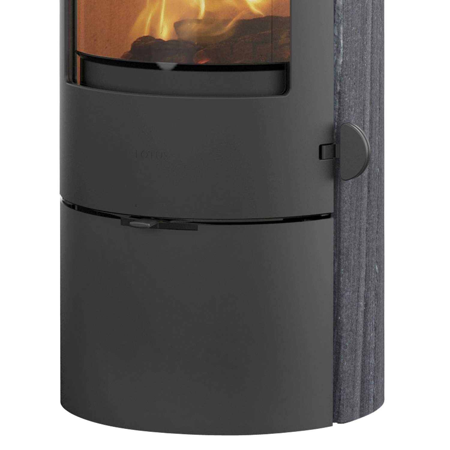 Lotus Prestige Basic Indian Night, Tür Grau, Rauchabgang oben Lotus Prestige Basic Indian Night, Tür Grau, Rauchabgang oben