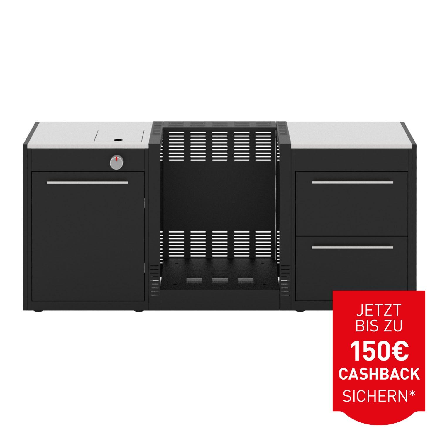 Weber BBQ Kitchen Set 2 für Spirit 3-Brenner mit Seitenkocher