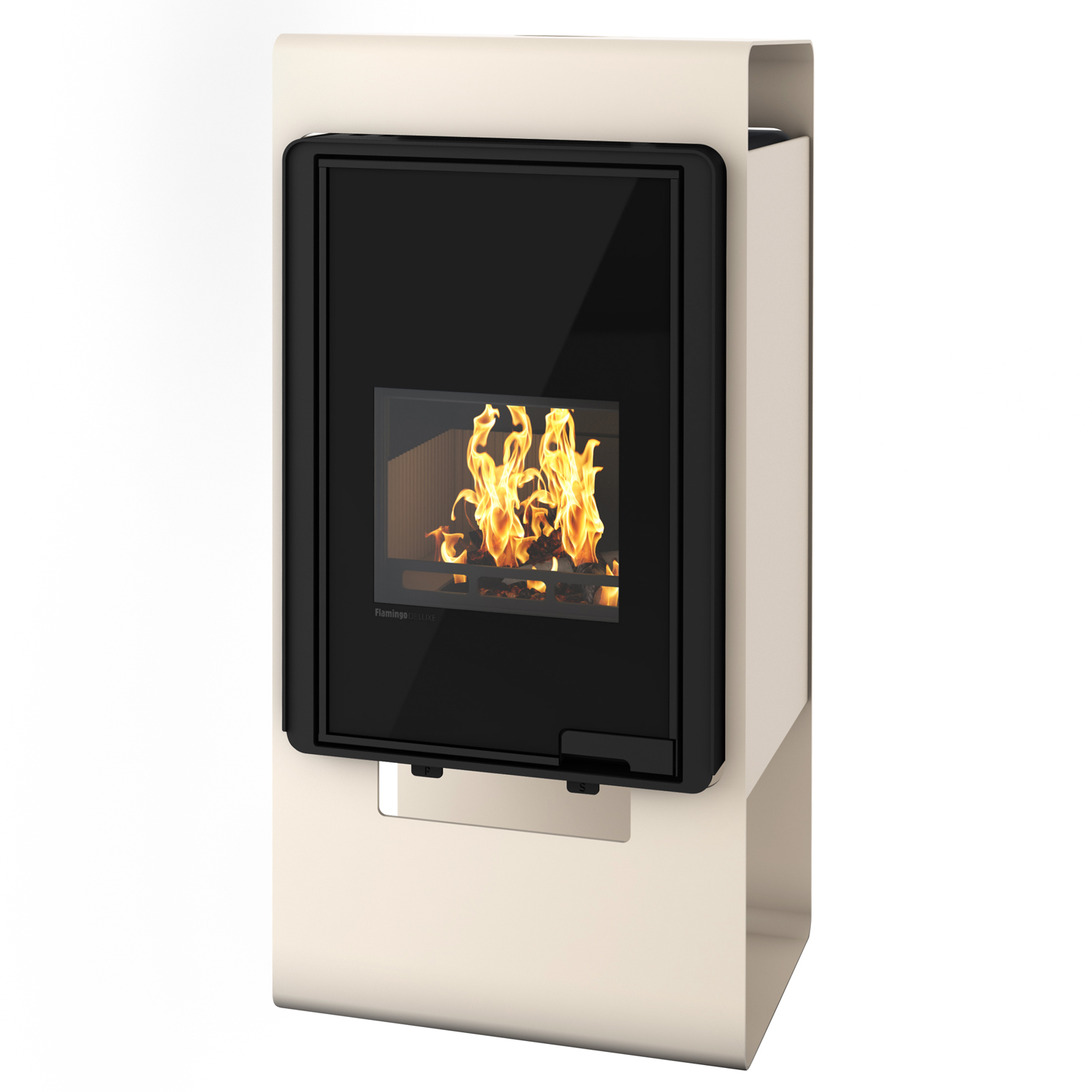 HS Flamingo Deluxe Singa Kaminofen Creme