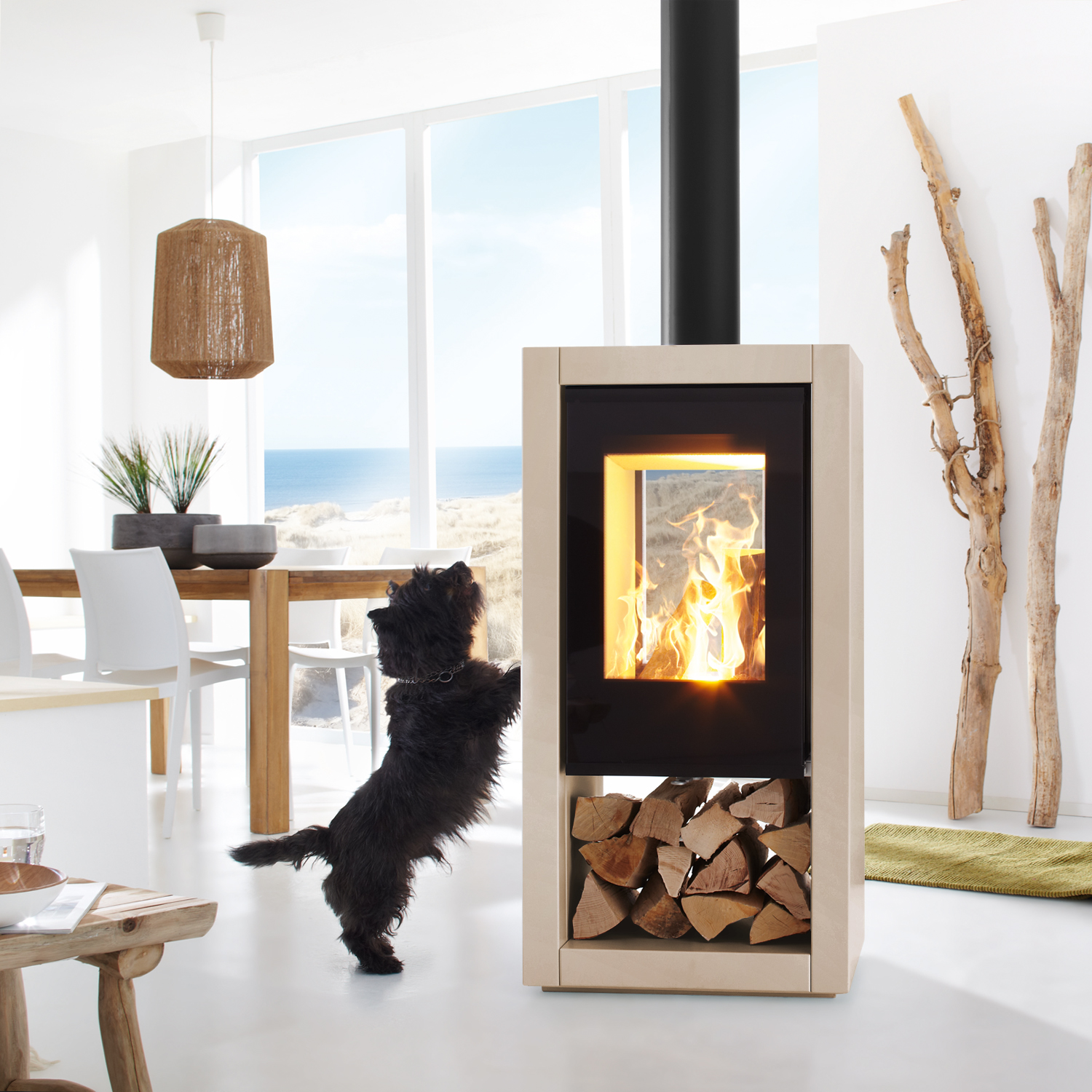 Spartherm Ambiente a8 Kaminofen Perle