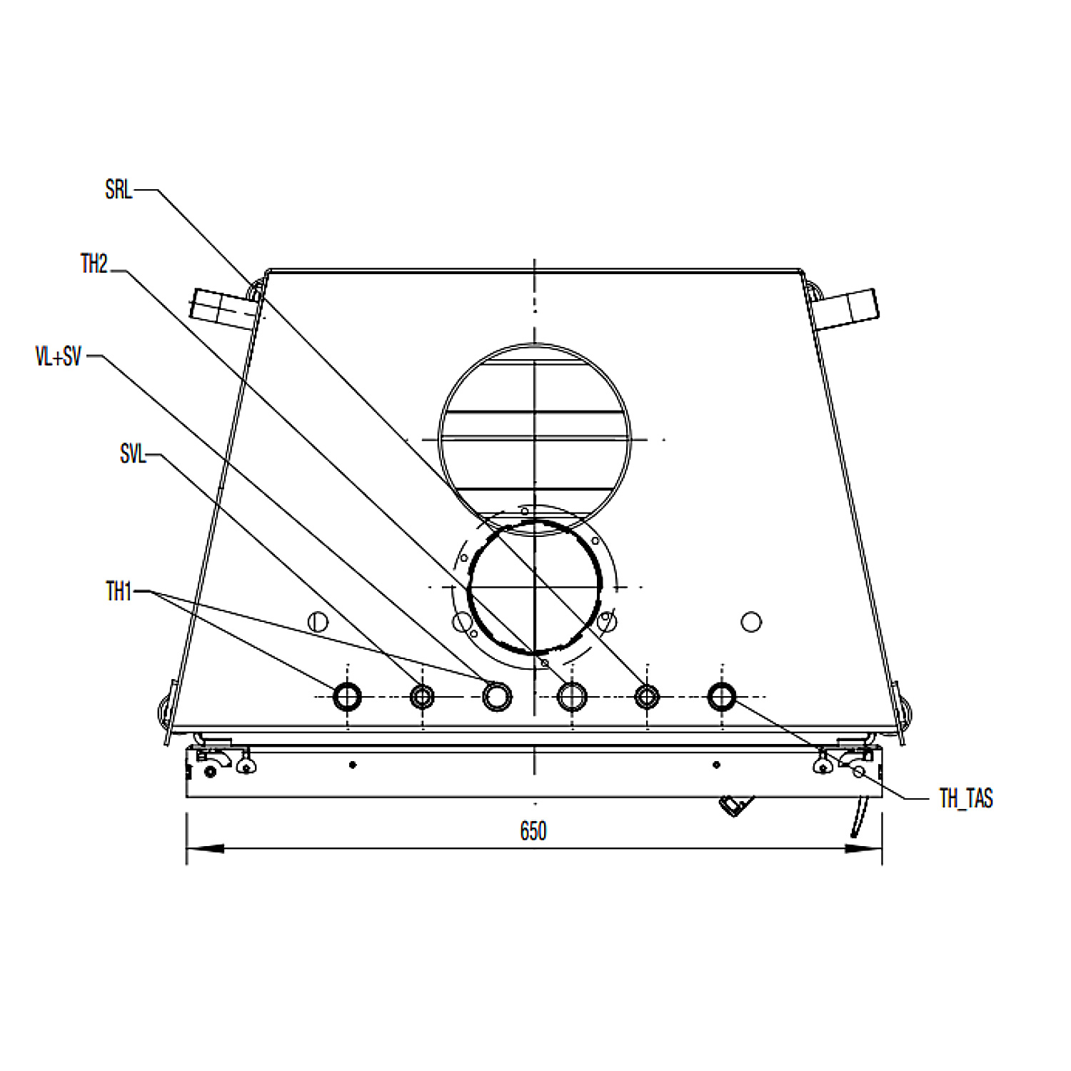 Austroflamm 65x51 K aquaHEAT Wasserführender Kamineinsatz