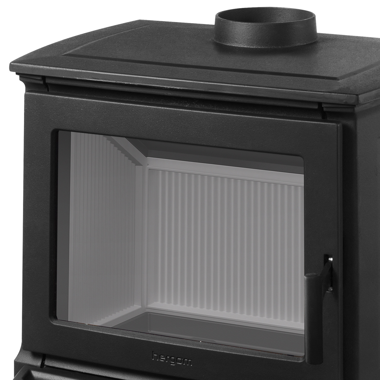 Hergom E30 M Kaminofen Gusseisen Schwarz