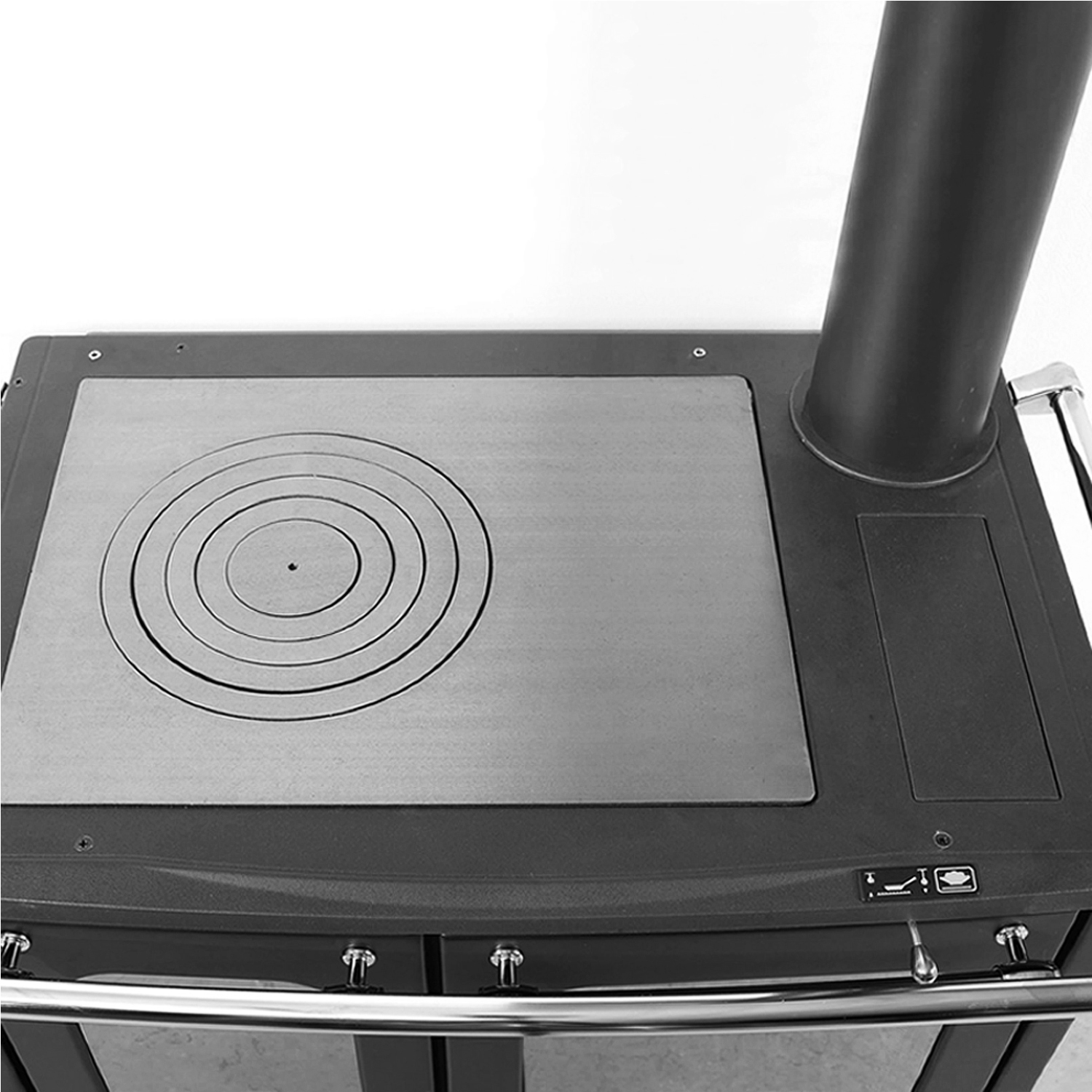 La Nordica Sovrana Easy Evo 2.0 Küchenofen Stahl Schwarz La Nordica Sovrana Easy Evo 2.0 Küchenofen Stahl Schwarz