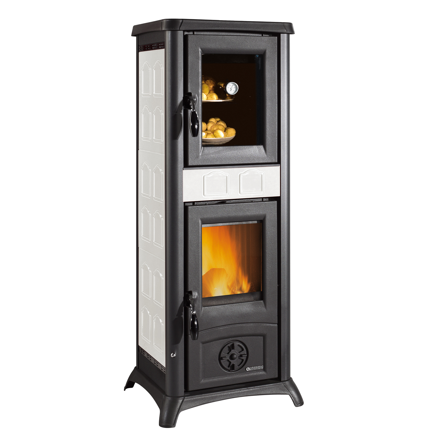 La Nordica Gemma Forno 5.0 Keramik Kaminofen Elegance Weiß Infinity