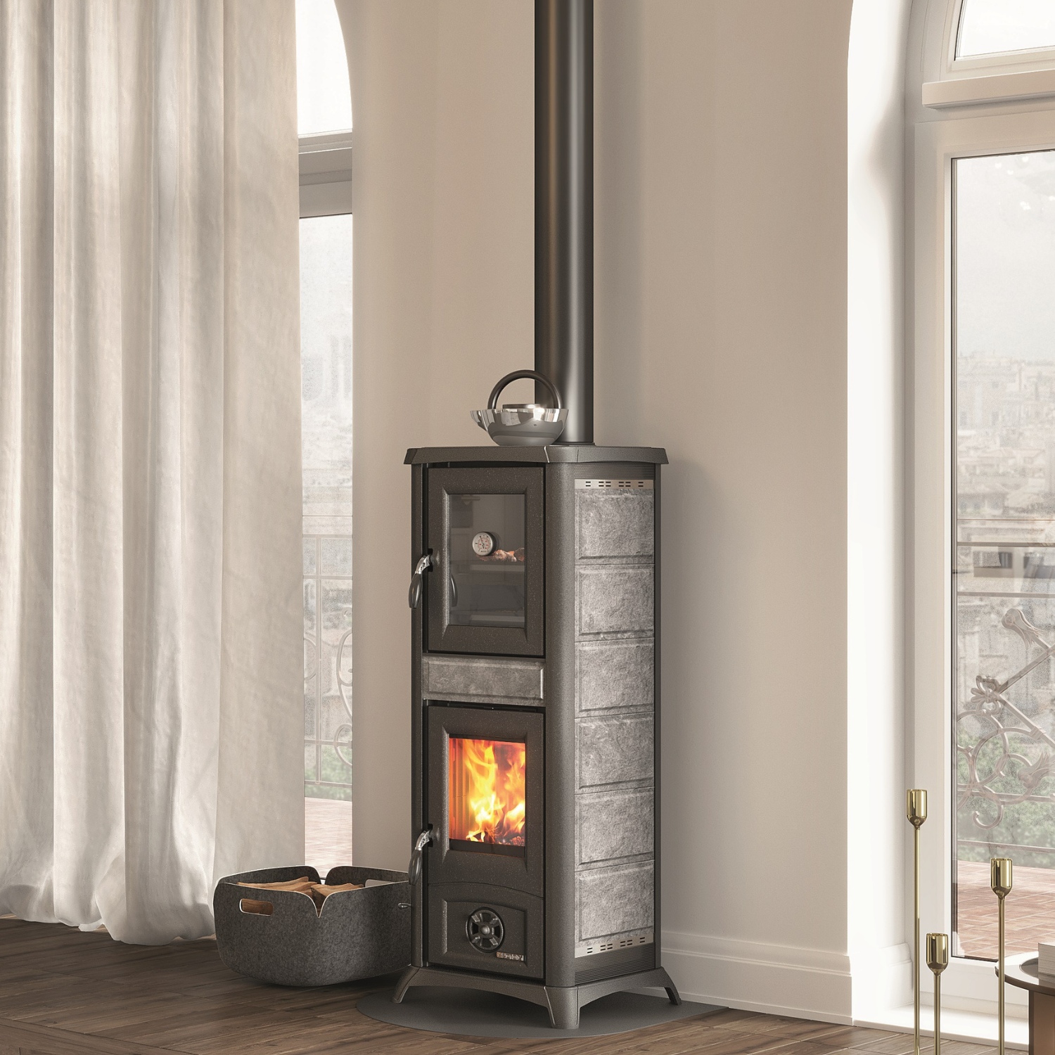 La Nordica Gemma Forno 165 Kaminofen Naturstein