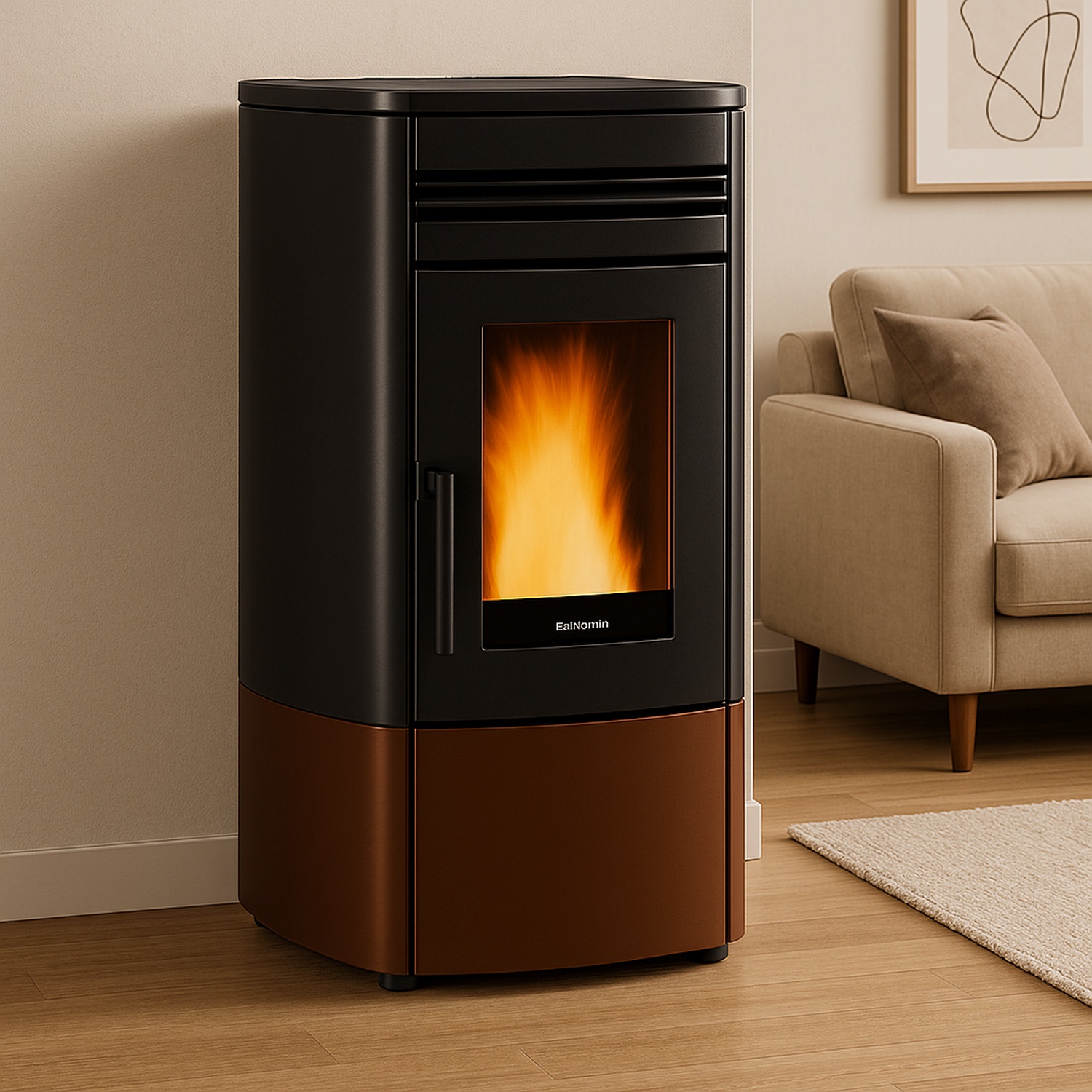 Extraflame NORIS PLUS - Bronze Pelletofen EVOLUTION LINE