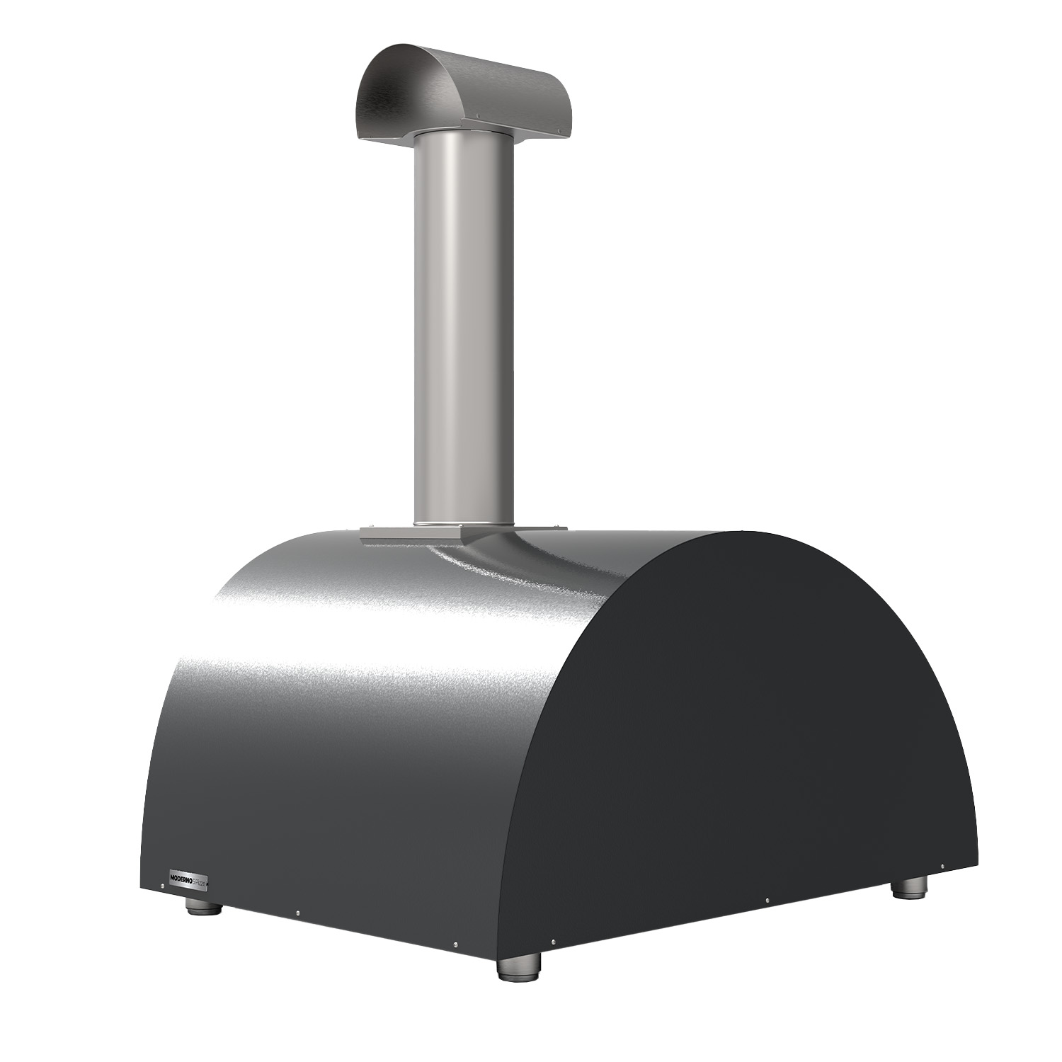 Alfa Moderno 5 Pizze Pizzaofen Holz Schiefer Grau