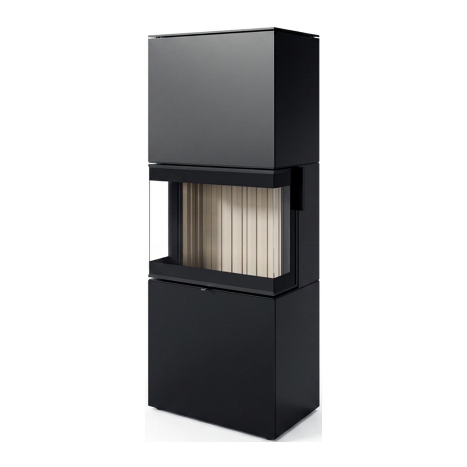 Spartherm Largo L steel RLU Kaminofen Nero