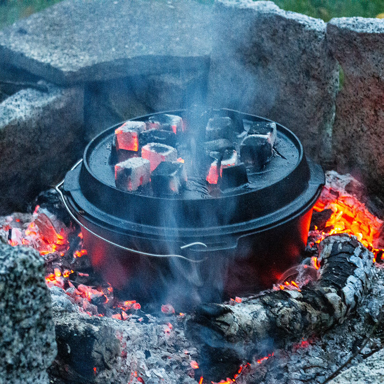 UPGRATE BBQ Chef Board passend für Weber GBS System im Set mit Feuergott Dutch Oven 6l