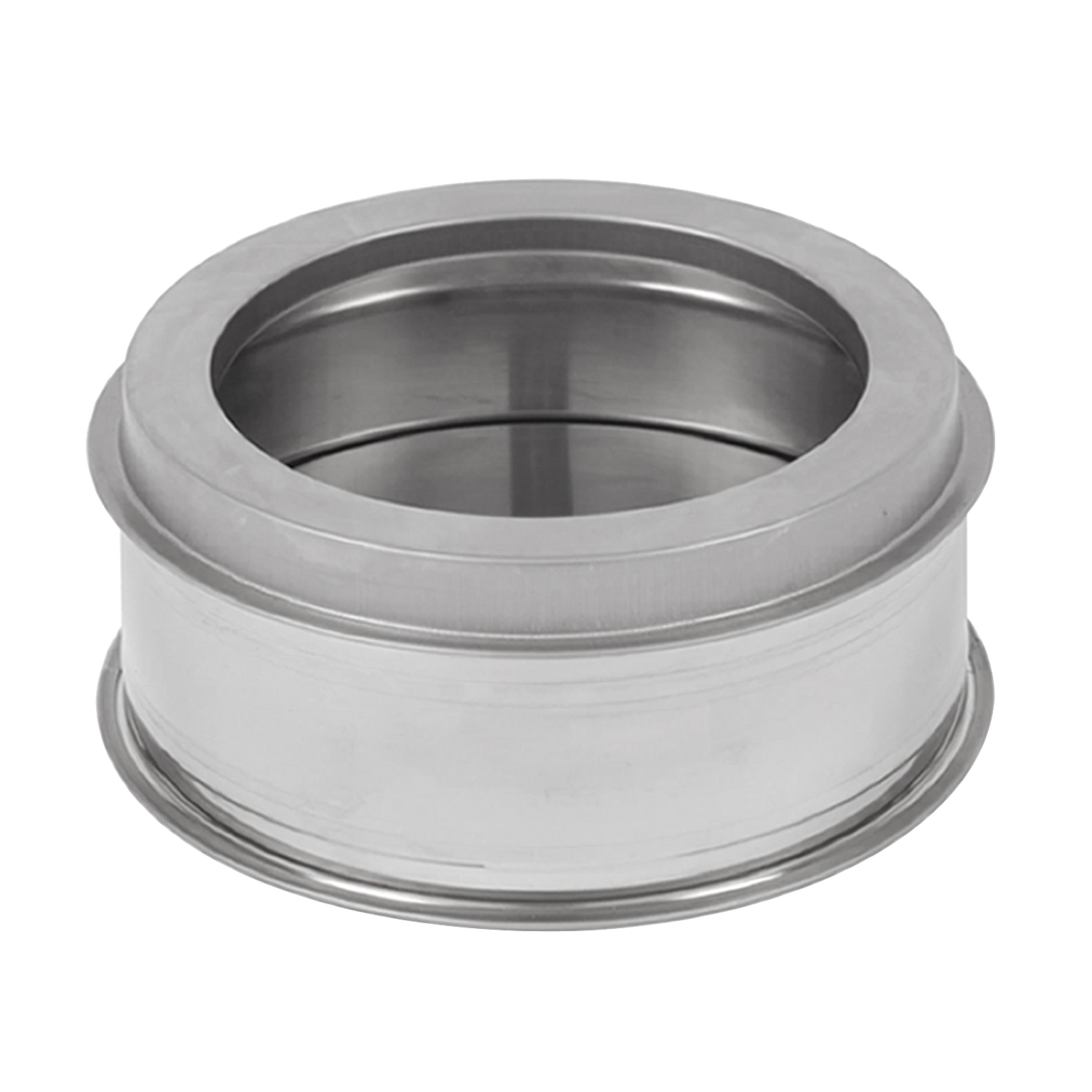 Opsinox Edelstahlschornstein 130mm Blindkappe D