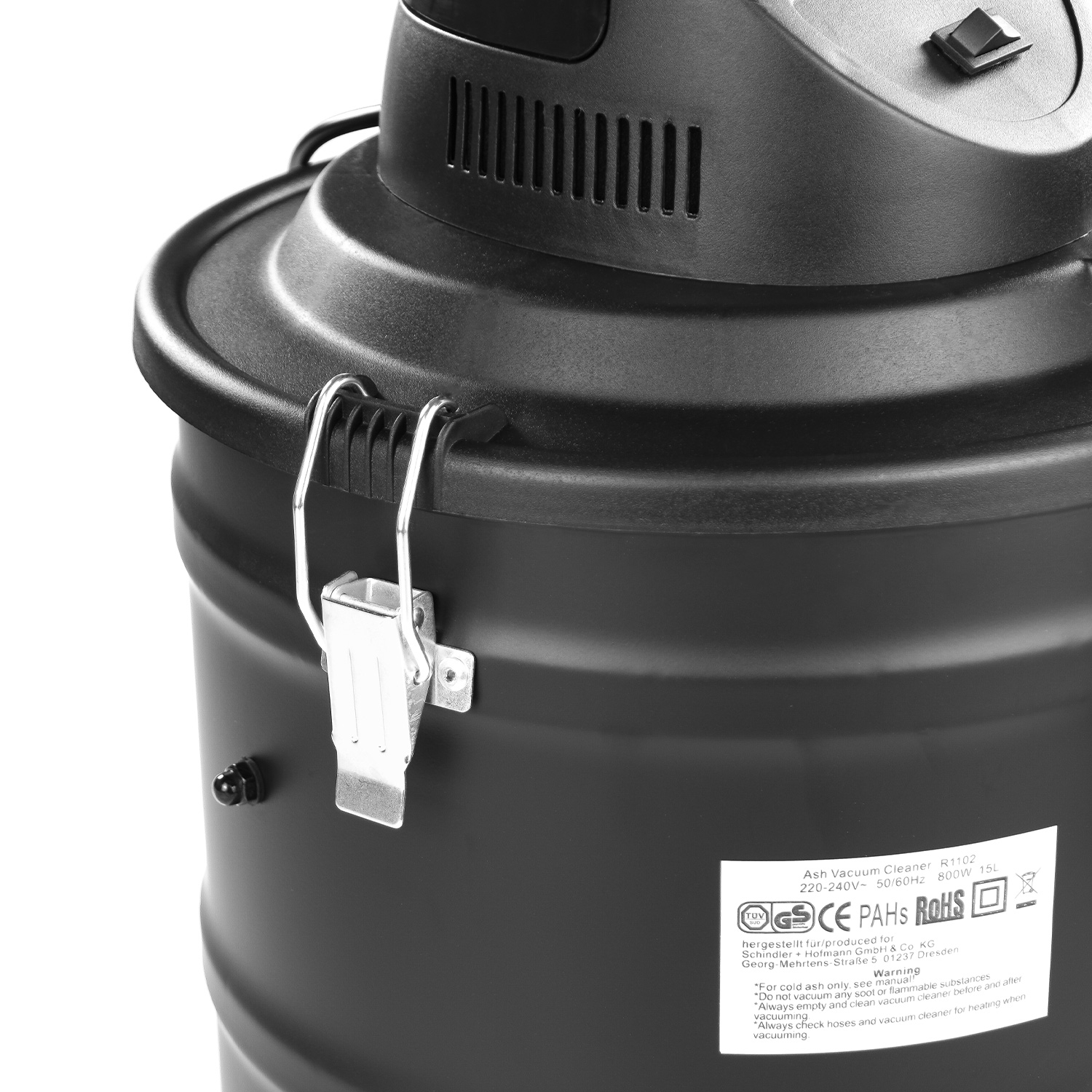 Raik Aschesauger mit Motor, 15 L Raik Aschesauger mit Motor, 15 L