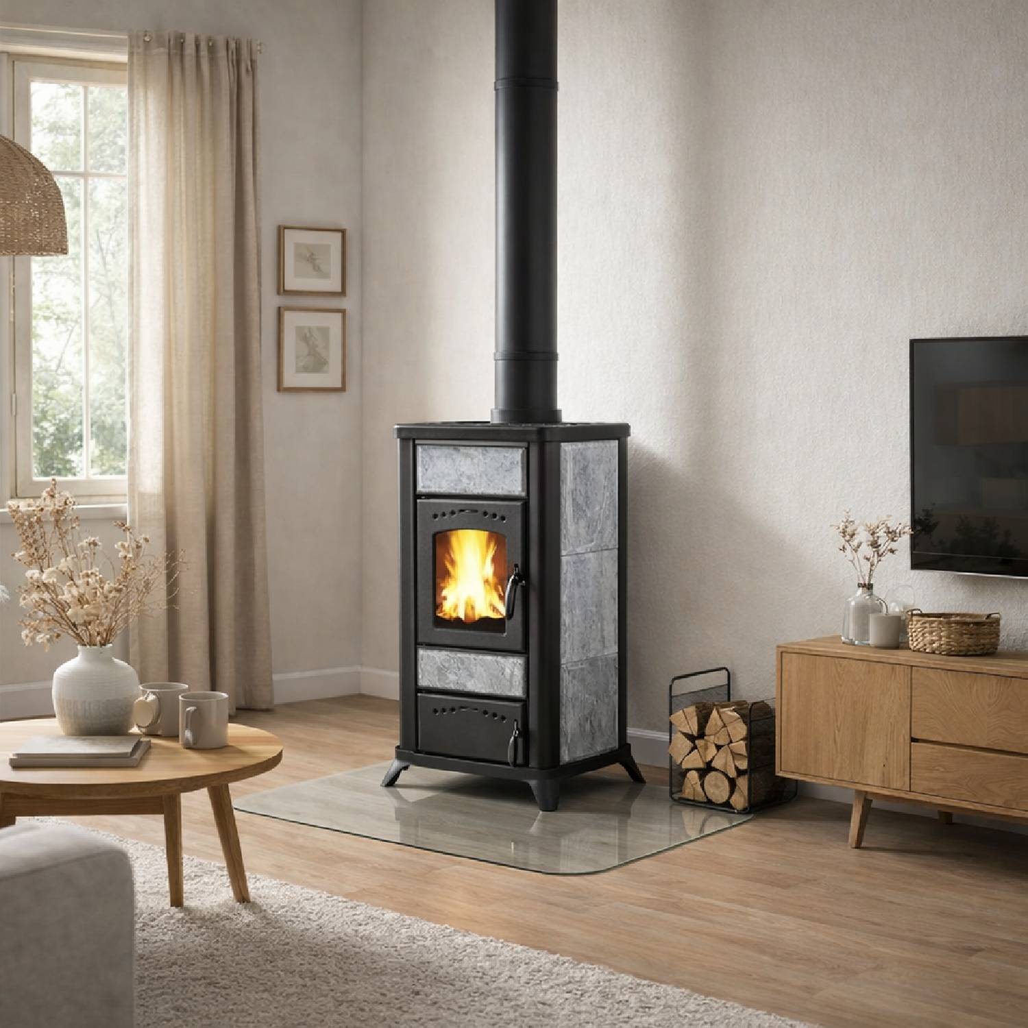 Wamsler Romantikofen II Naturstein